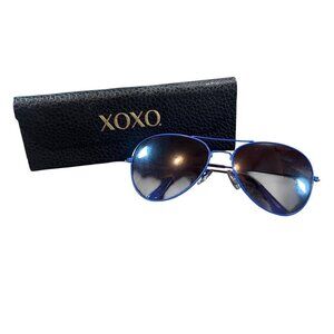 Vintage XoXo Blue Aviator Sunglasses
